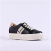 Paul Green Side Panel Laced Trainer - Black Gold